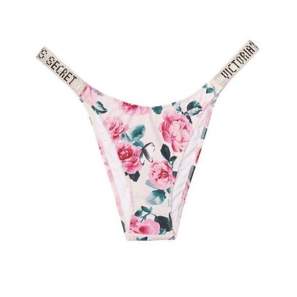 Victoria's Secret Other - Victoria's Secret Shine Strap Swimsuit Brazilian Bikini Bottom Call Me‎ Rose - S